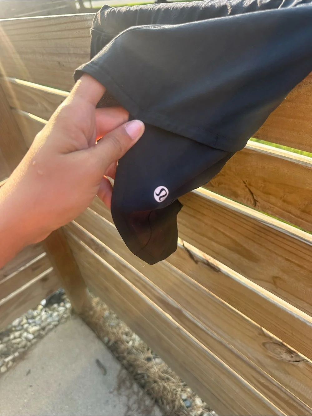 lululemon athletica Black Athletic Running Shorts